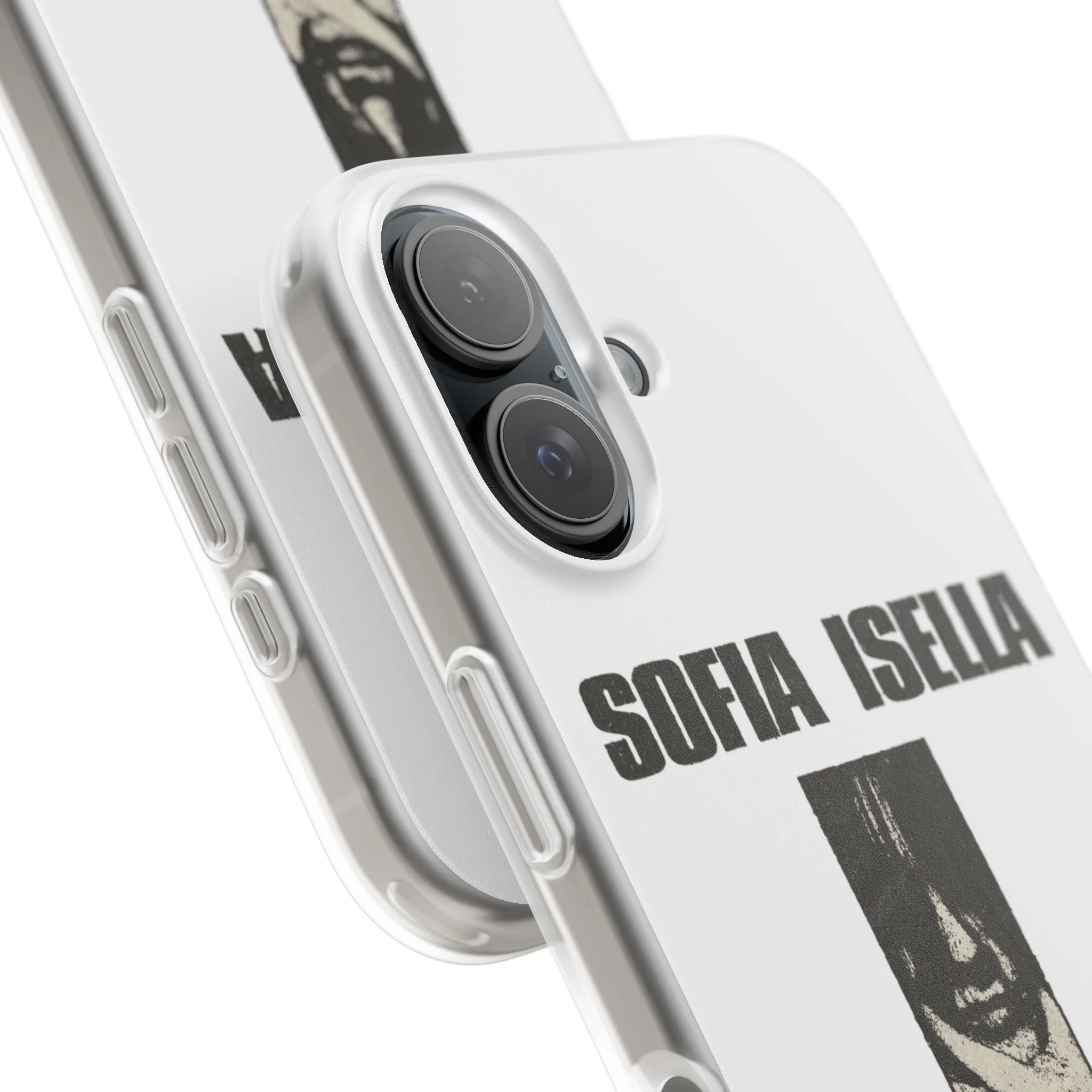 Sofia Isella Phone Case with colorful designs related to the songs