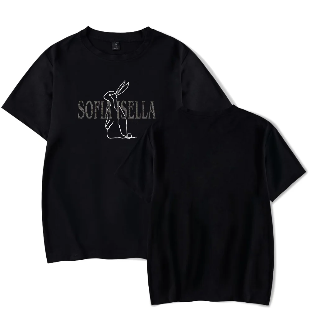 Sofia Isella T-Shirt where fandom imagery is visible