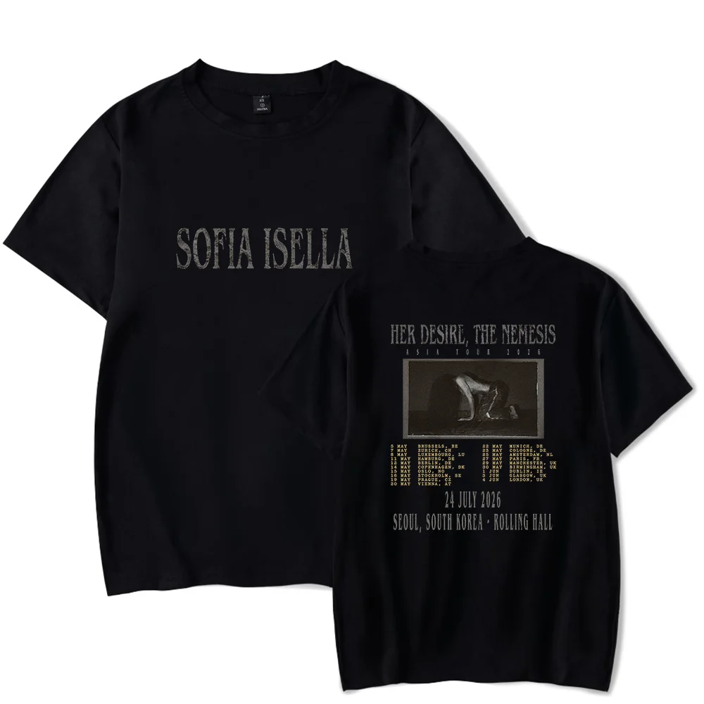Sofia Isella T-Shirt where fandom imagery is visible