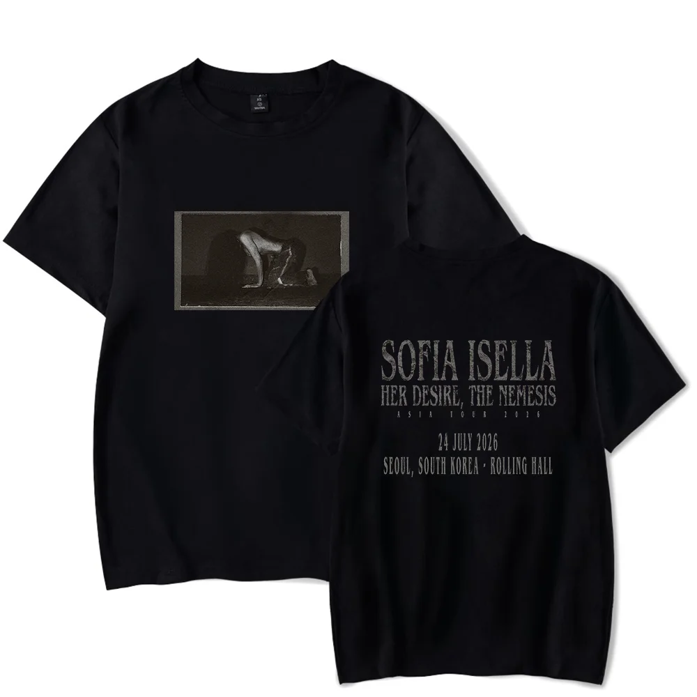 Sofia Isella T-Shirt where fandom imagery is visible
