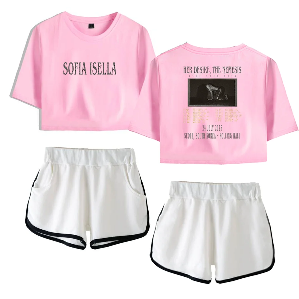 Sofia Isella Tracksuit depicting some of the artist's milestones